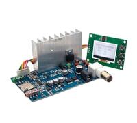 Muuookka Transmetteur FM 12 V 5 W PLL Stéréo Audio FM Diffusion 76-108 MHz Fréquence Numérique Récepteur de Station Radio Amplificateur Amateur