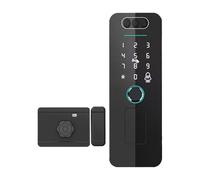 Muuookka TUYA Smart WiFi Door Lock Reconnaissance Du D'Empreinte Digitale RFID Mot de Passe de Mot de Passe Contrôle de L'Application Étanche