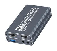 Muuookka USB3.0 Video Capture Carte 4K Compatible 1080p 60fps HD Recording Device Grabber for Live Streaming Game Enregistreur