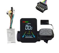 Muuookka Vélo Électrique F3 24 V/36 V/48 V/60 V, Trottinette Électrique, Écran LCD Couleur NFC, UART+, Contrôleur sans Balais 36 V/48 V 350 W, Compteur de Vitesse SM5PIN