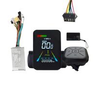 Muuookka Vélo Électrique F3 avec Écran LCD Couleur NFC, Compteur de Vitesse, 24 V/36 V/48 V/60 V, UART+, Contrôleur de Moteur sans Balais 36 V/48 V 350 W, SM6PIN