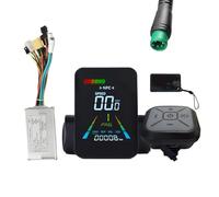 Muuookka Vélo Électrique F3 NFC avec Écran LCD et Compteur de Vitesse Couleur NFC, 24 V/36 V/48 V/60 V, UART, Contrôleur sans Balais 36 V/48 V 350 W, 5 Broches