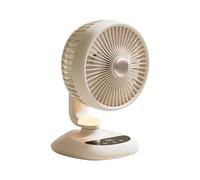 Muuookka Ventilateur de Bureau Ventilateur de Table de Circulation d'air Portable avec Lumière pour la Table de Bureau de Bureau Table de Bureau Tirage de Voyage et Non-Glissement B