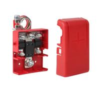 Muuookka Voiture à Libération de la Voiture Fondu Fonction de Distribution de Bornes Connecteurs de Serrage pour 4WDS et Caravanes Terminal de Distribution de Batterie de la Voiture Red