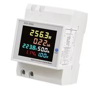 Muuookka Voltmètre Fréquence Wattmètre Moniteur de Consommation D'Électricité 250-450 V CT Intégré