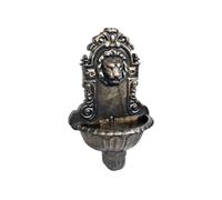 Vidaxl Fontaine Murale Design De Tête De Lion Bronze