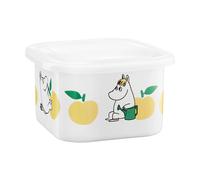 Muurla Boîte émaillée Moomin avec couvercle 0.67 L Joyfull Apples-jaune