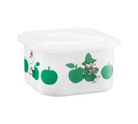 Muurla Boîte émaillée Moomin avec couvercle 1 L Joyfull Apples-vert