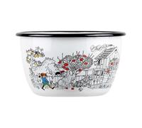 Muurla Bol en émail Pippi The Way Home 2 litres White
