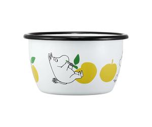Muurla Bol Moomin émail 30 cl Joyfull Apples-jaune