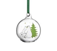 Muurla MOOMIN | Noël | Boule en verre | Épicéa | φ 7 cm