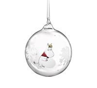 Muurla MOOMIN | Noël | Boule en verre | Flocon de neige | 9 cm
