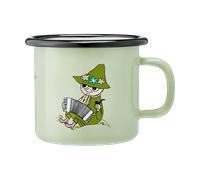 Muurla Tasse en émail 2,5 dl Snufkin, vert clair, 2,5 dl