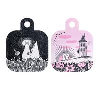 Muurla Plateau Chop & Serve Friendship 25x32 cm Noir-Rose