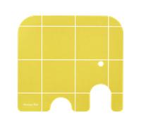 Muurla Sous-verre Elephant 11x10 cm Yellow