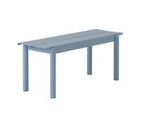 Muuto Banc Linear steel bench 110x34 cm Pale blue