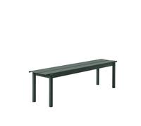 Muuto Banc Linear Steel - L - vert foncé