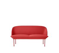 Muuto Canapé Oslo 2 places Steelcut 660-Dark red