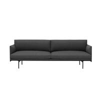 Muuto Canapé Outline -Trois places - Remix 163 - noir