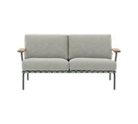 Muuto Settle Outdoor Canapé 2 Places Tissage Côtelé 2/ Vert Foncé
