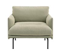 Muuto Chaise Outline Soft Guest 250-pieds noirs
