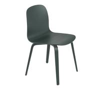 Muuto de Table à Manger Muuto Visu m. Base en Bois Vert Foncé