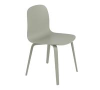 Muuto Visu Dining Table Chair m. Base en Bois Dusty Vert