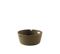 Muuto Corbeille de rangement Restore, ronde - Brown Green