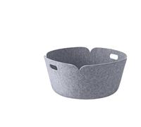 Muuto Corbeille de rangement Restore, ronde - gris
