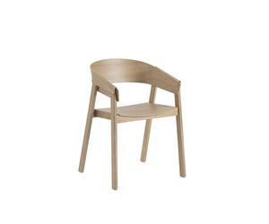 Muuto Cover Table à Manger Chaise m. Accoudoirs Chêne