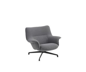 Muuto Doze Fauteuil Dossier Bas Ocean 80/Anthracite Noir