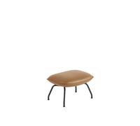 Muuto Doze Ottoman Cuir Rembourré Cognac/Noir Anthracite