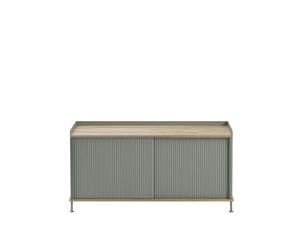 Muuto Enfold Buffet Bas Chêne/Dusty Vert