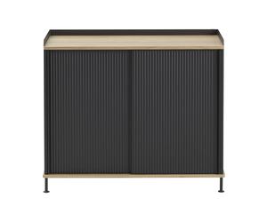 Muuto Enfold Sideboard 100x45x85 cm Laquered oak-anthracite black