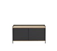 Muuto Enfold Sideboard - oak/anthracite - 124 x 45 cm
