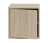 Muuto Étagère avec porte Stacked 2.0. moyen Chêne