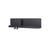 Muuto Étagère Folded - noir - 63 x 16,5 cm