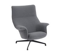 Muuto Fauteuil pivotant Doze gris lxHxP 95,5x106x100cm