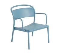 Chaise de jardin avec accoudoirs Lounge Linear Steel WxHxD 68.4x754x70.5cm