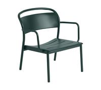 Muuto Fauteuil lounge Linear Steel Dark green