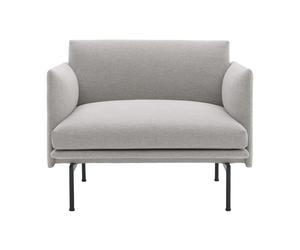 Muuto Fauteuil tissu Outline chair Clay 12-Black