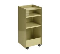 Muuto Folded Trolley desserte ouverte Beige foncé vert. 37.4x38.7x37.2 cm