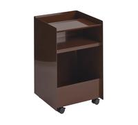 Muuto Folded Trolley desserte ouverte Rouge foncé 37.4x61.5x37.2 cm
