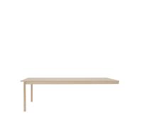 Muuto Module de table Linear System End Module Oak veener-Oak 240x142 cm