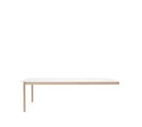 Muuto Module de table Linear System End Module White laminate-Oak 240x142 cm