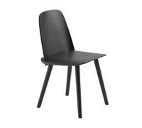 Muuto Chaise de table à manger Nerd noir