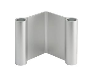 Muuto Paire de bougeoirs. 11 cm Aluminium