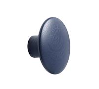 Muuto Patère Dots Wood - bleu nuit - S