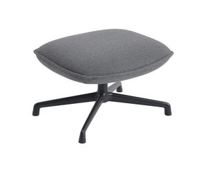 Muuto Pouf Doze swivel base Ocean 80-anthracite black