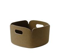 Muuto Restore Panier 28x28 Vert Brunâtre